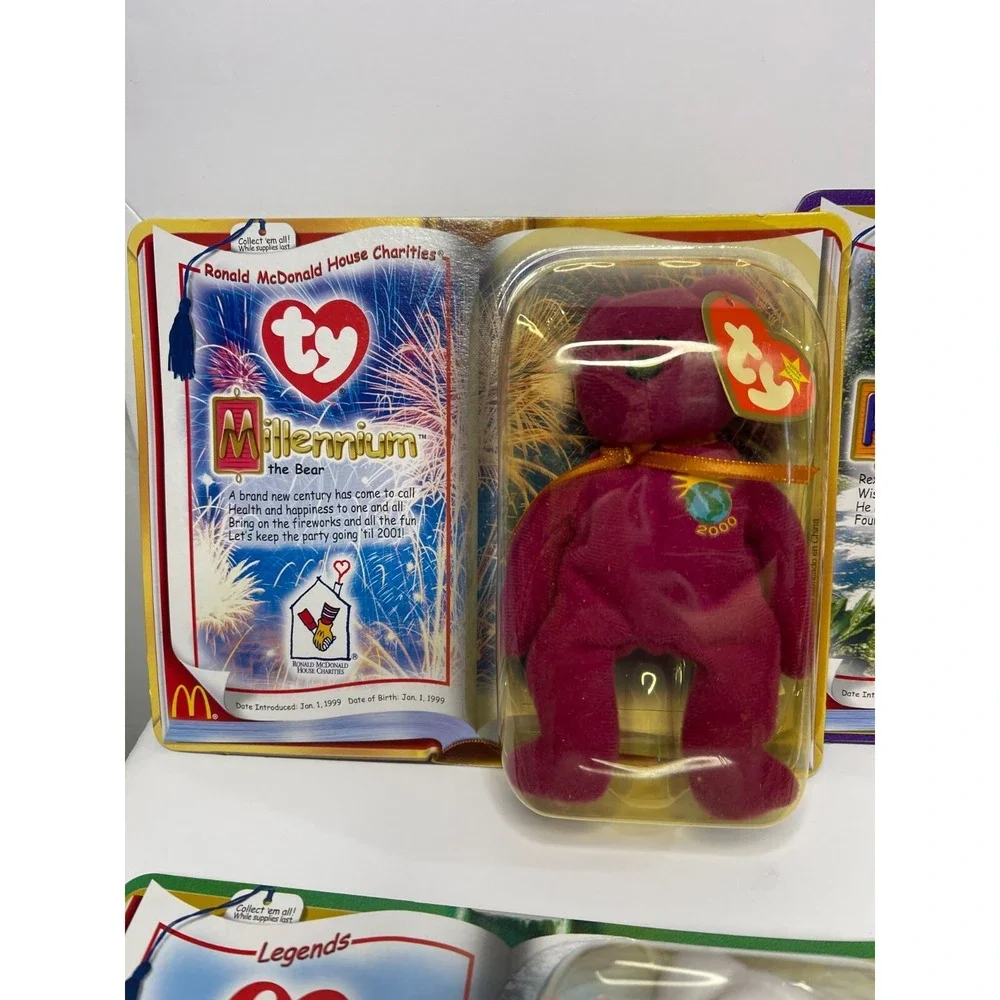 2000 TY Teenie Beanie Babies International McDonalds Toys Complete Set of 11‎